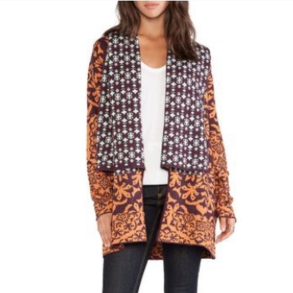 Gypsy 05 Revolve Orvieto Intarsia Shawl Collar Cardigan - Picture 11 of 13